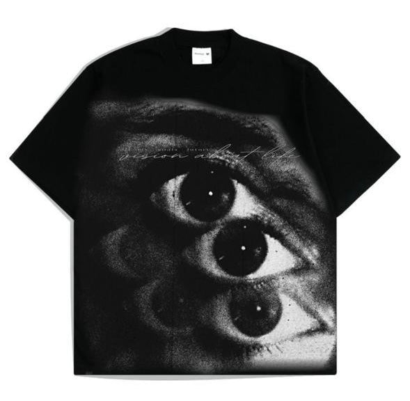 Third Eye Oversized Tee – Black