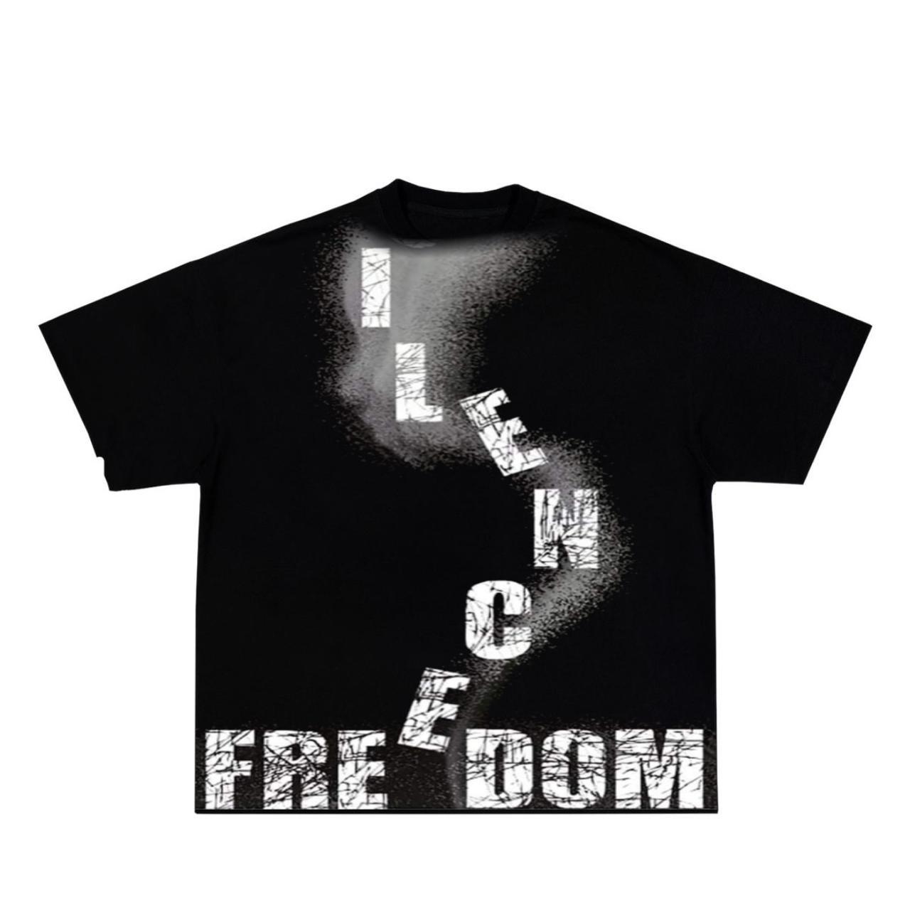 Silence Freedom Oversized Tee – Black