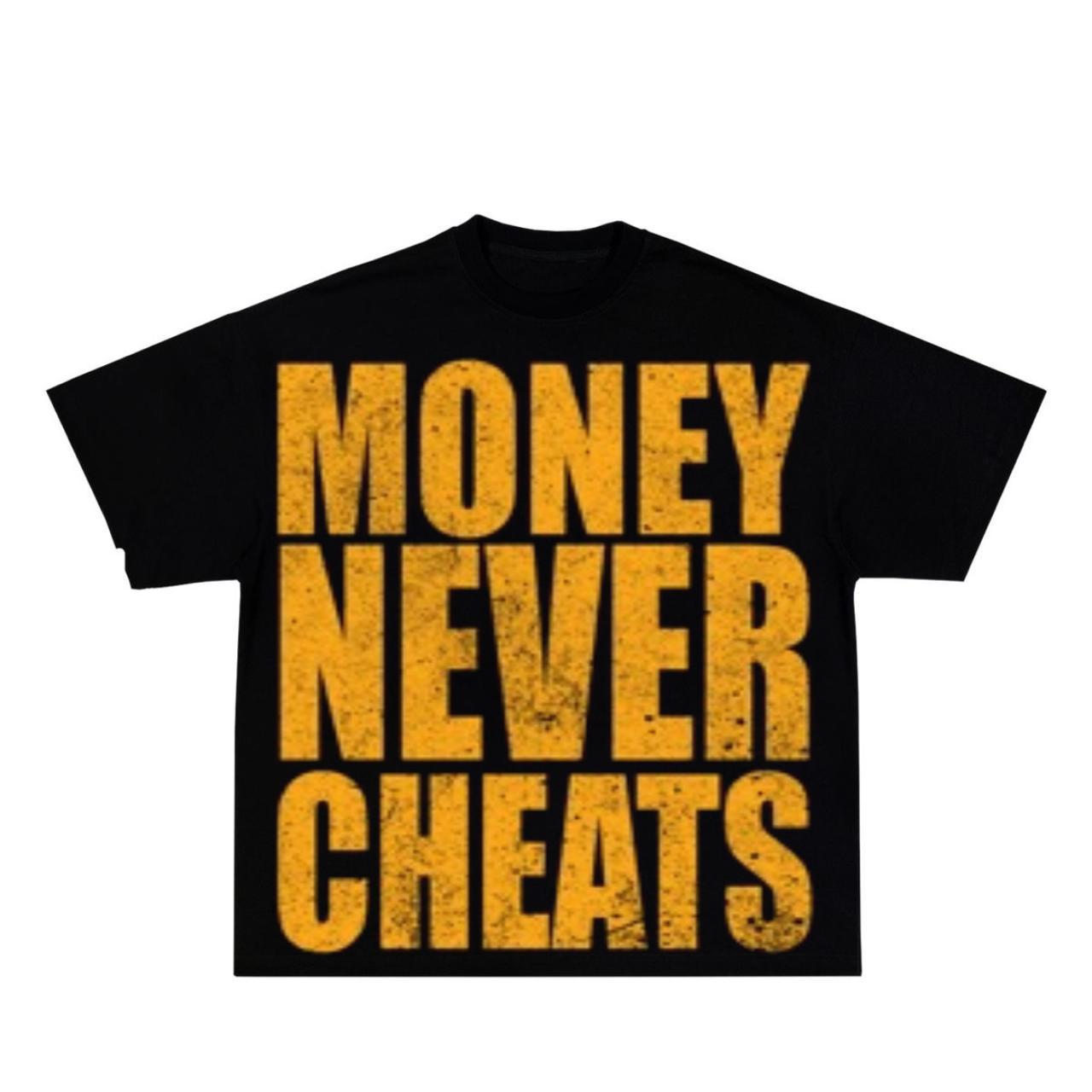 Gold Money Oversized Tee – Black