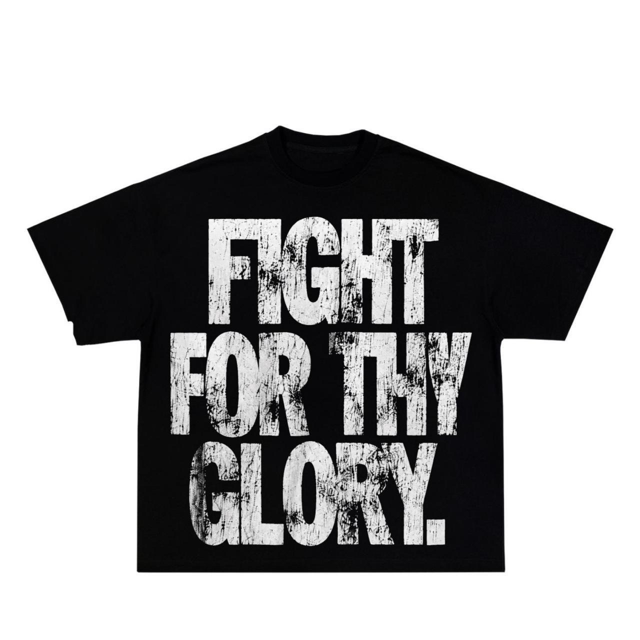 Fight For Glory Oversized Tee – Black